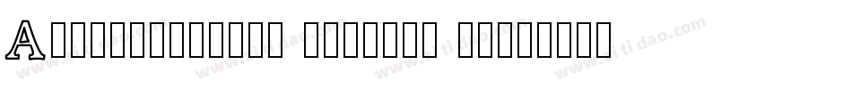 AbottOldStyle Regular DB字体转换